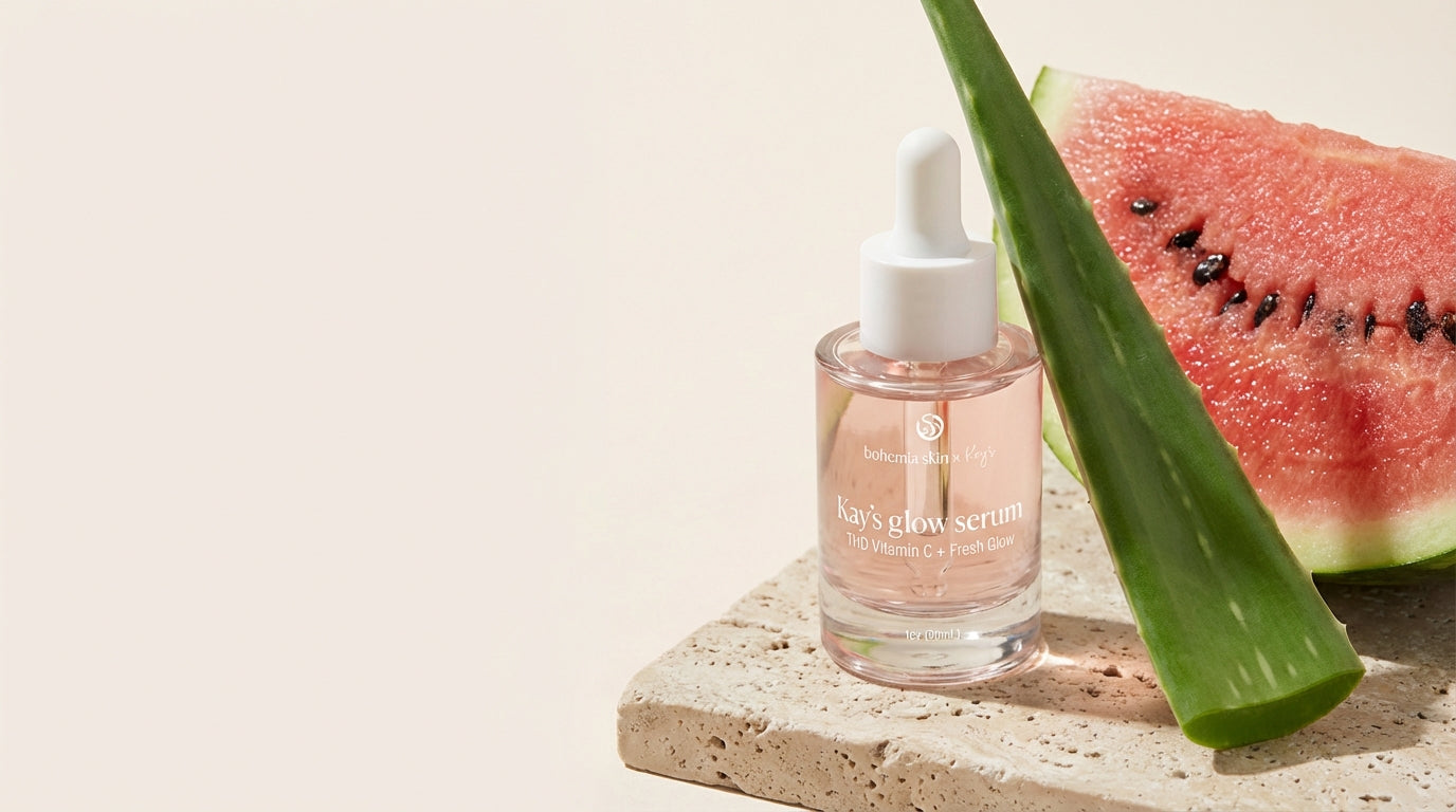Kay's Glow Serum with Vitamin C and Hyaluronic Acid — Bohemia Skin