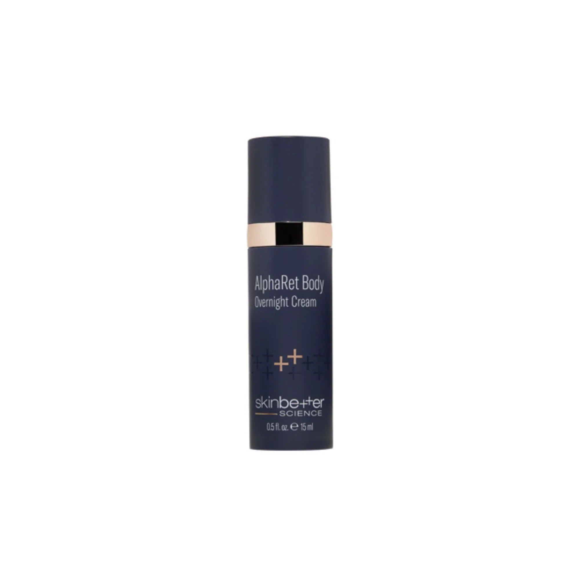 AlphaRet Body Overnight Cream 15ml dark blue bottle, Bohemia Skin clean skincare product
