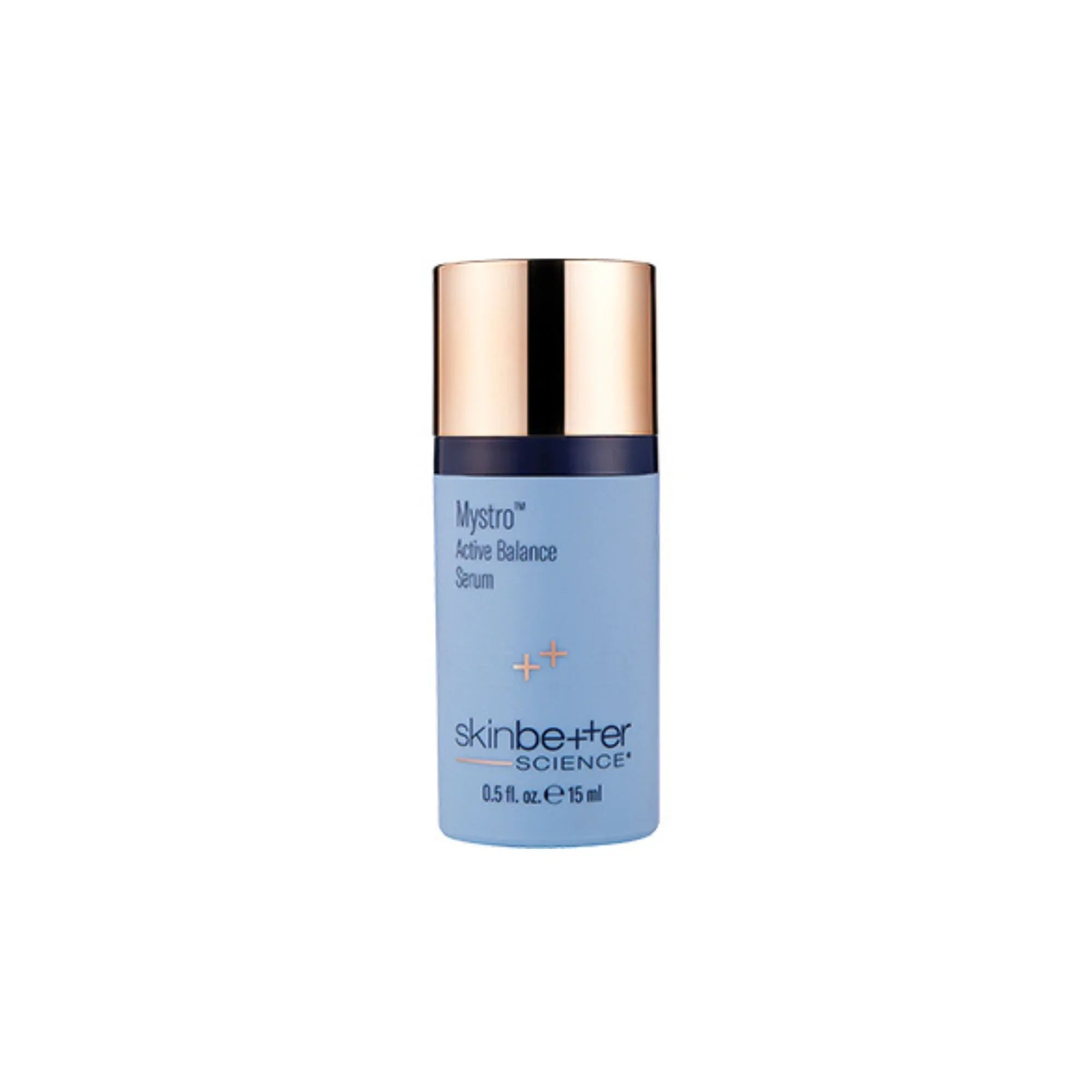 Mystro Active Balance Serum 15ml blue bottle with gold cap, Bohemia Skin skincare product