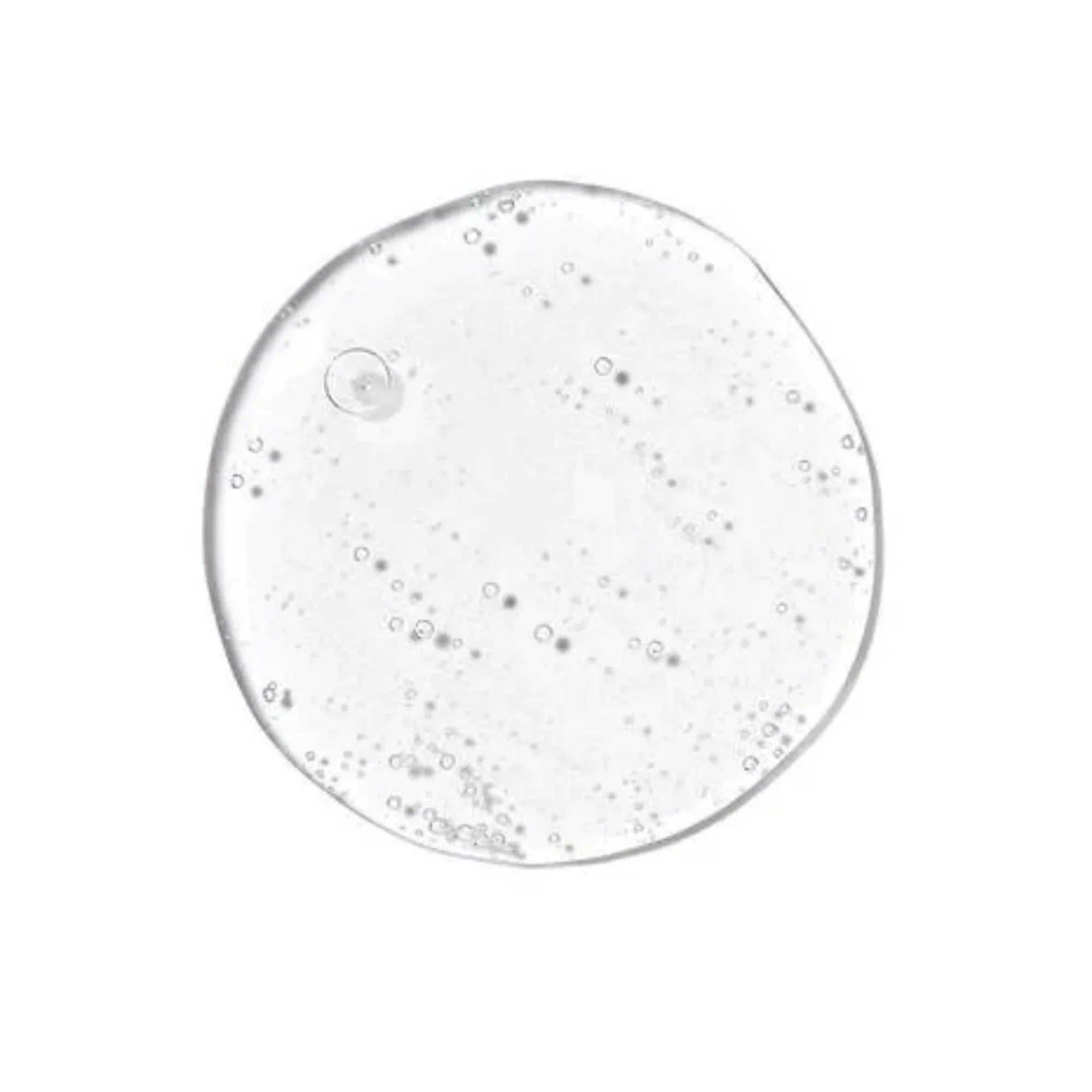 Clear cleansing gel with bubbles, Bohemia Skin holistic skincare product texture